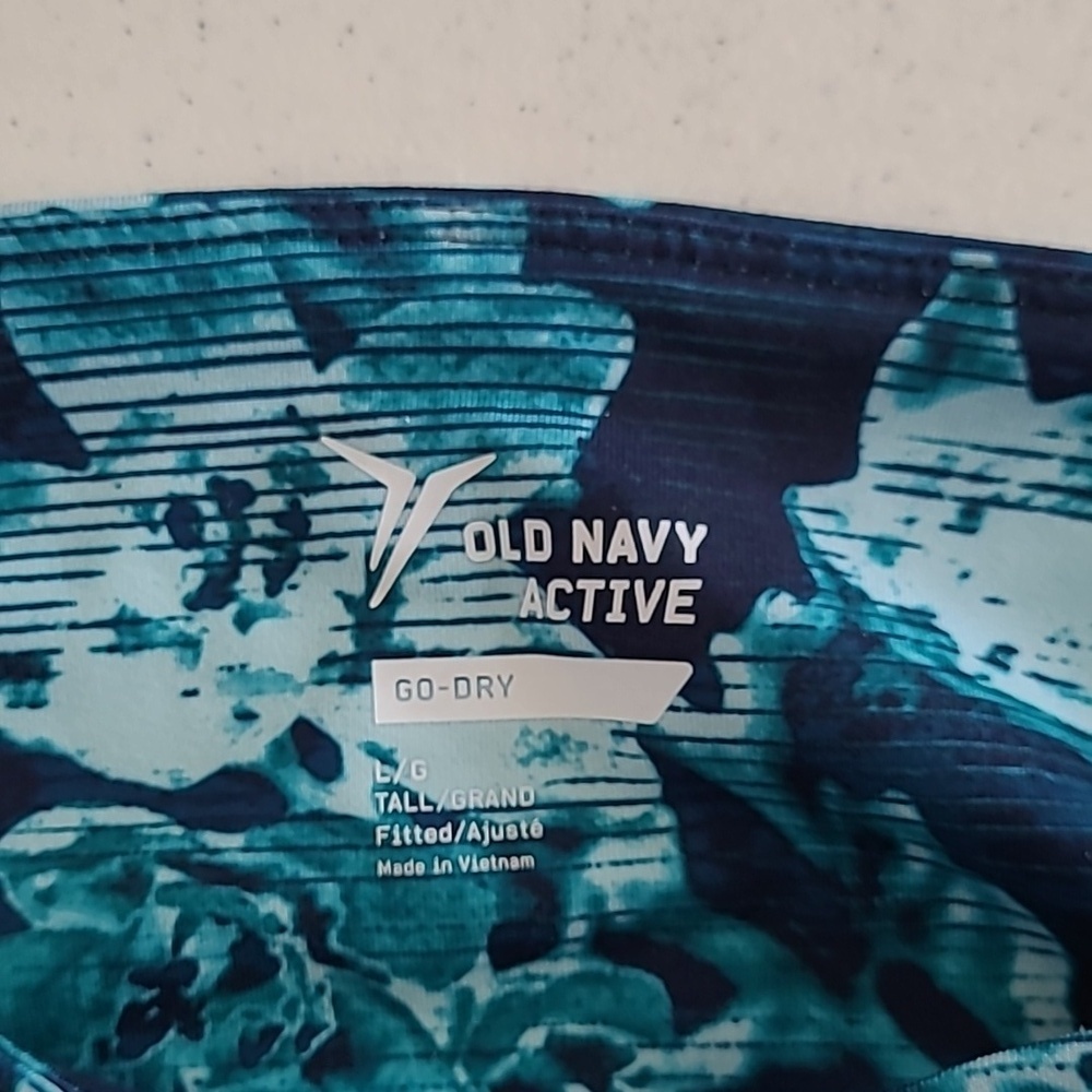 NWT Old Navy women's Cropped leggings size Large Tall - Picture 3 of 6